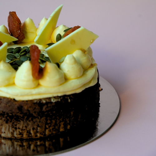 Carrot, Maple & White Chocolate Cake