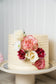 Textured Buttercream with Cascading Flowers